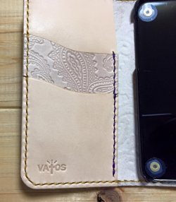 画像4: VATOS　お問い合わせ済カスタムメイドメキシカンスカルi-phone5・5s・SE専用ブック型ケース　プレーン